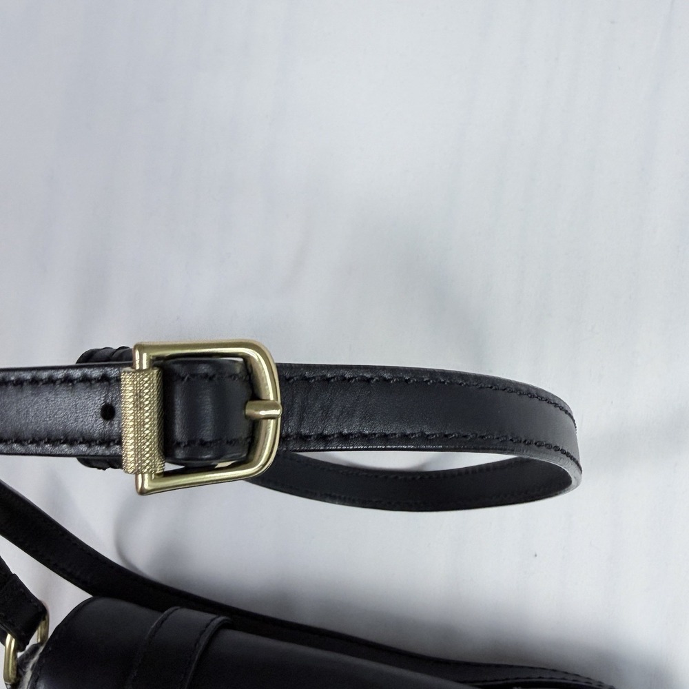 J.Crew Marlie Purse Tweed Wool Leather Magnetic Close Adjustable Strap Old Money - Picture 6 of 10